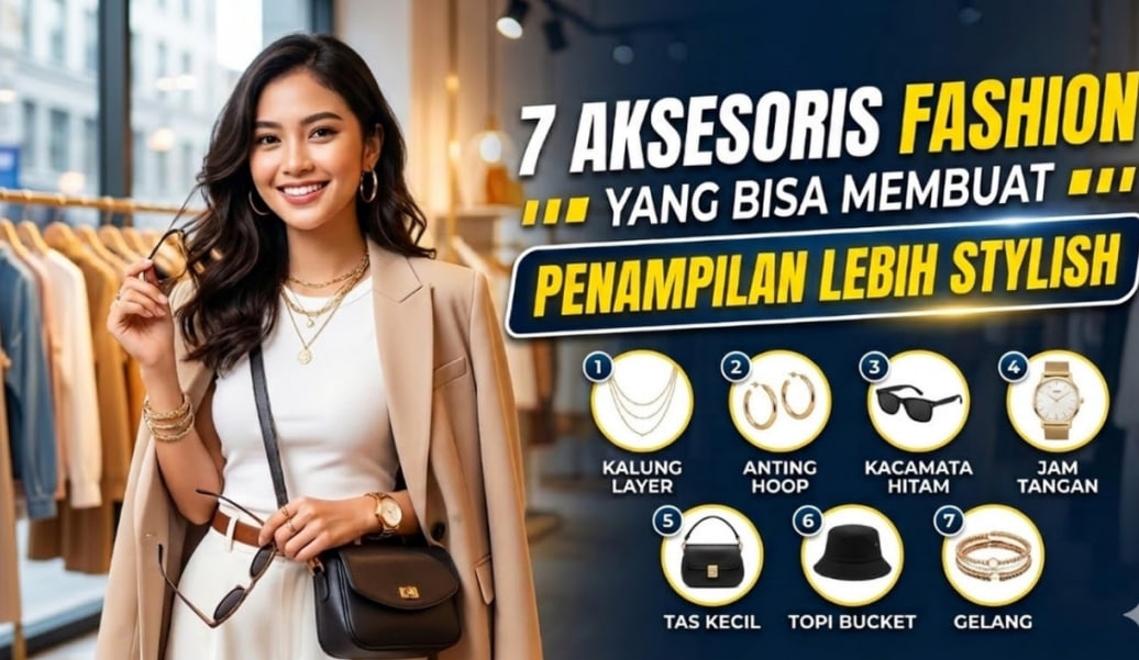 7 Aksesoris Fashion yang Bisa Membuat Penampilan Lebih Stylish