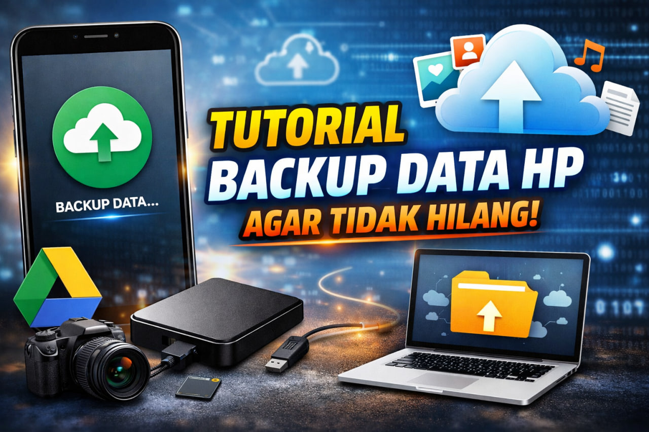 Tutorial Backup Data HP Agar Tidak Hilang