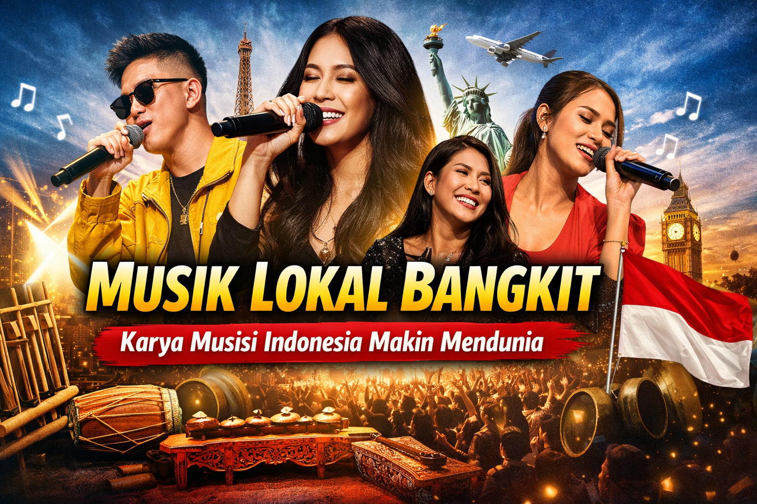 Musik Lokal Bangkit: Karya Musisi Indonesia Makin Mendunia
