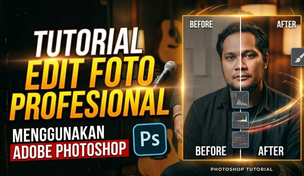 Tutorial Edit Foto Profesional Menggunakan Adobe Photoshop