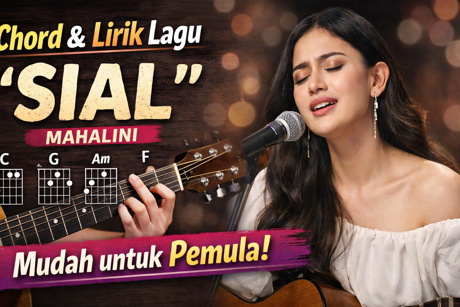 Chord Kunci Gitar & Lirik Lagu Sial