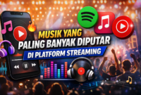 Musik yang Paling Banyak Diputar di Platform Streaming