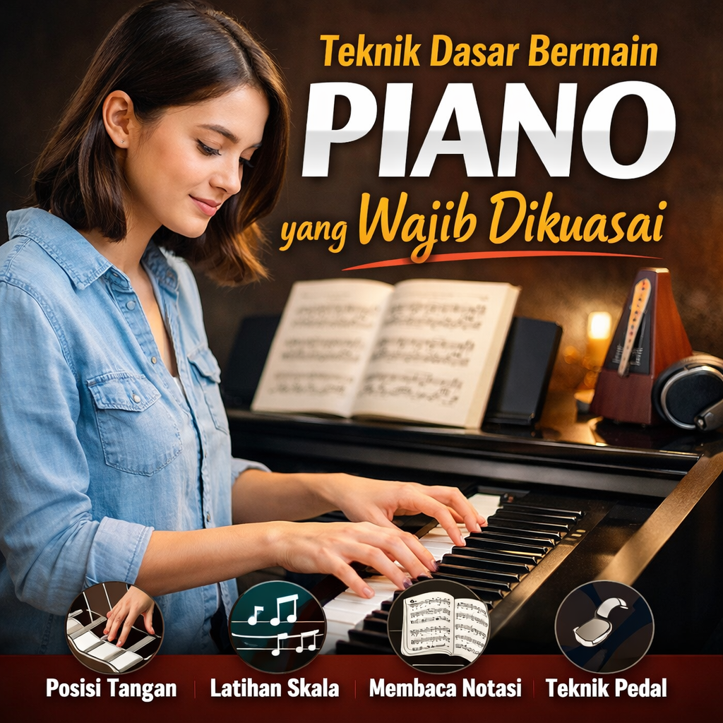 Penggunaan Pedal Piano yang Benar