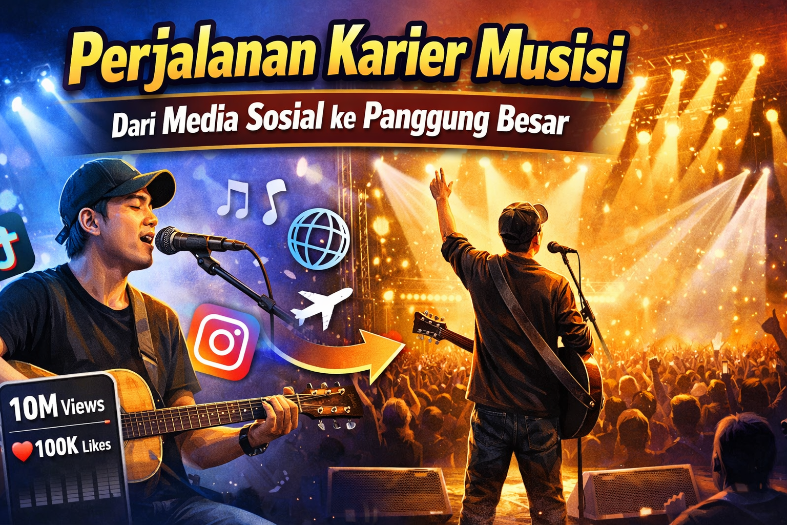 Perjalanan Karier Musisi dari Media Sosial ke Panggung Besar