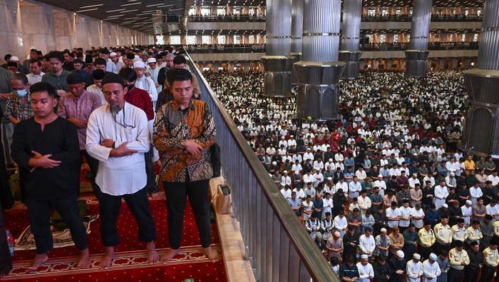 Menag Sebut Jemaah Salat Id di Istiqlal Tembus Lebih dari 500 Ribu Orang