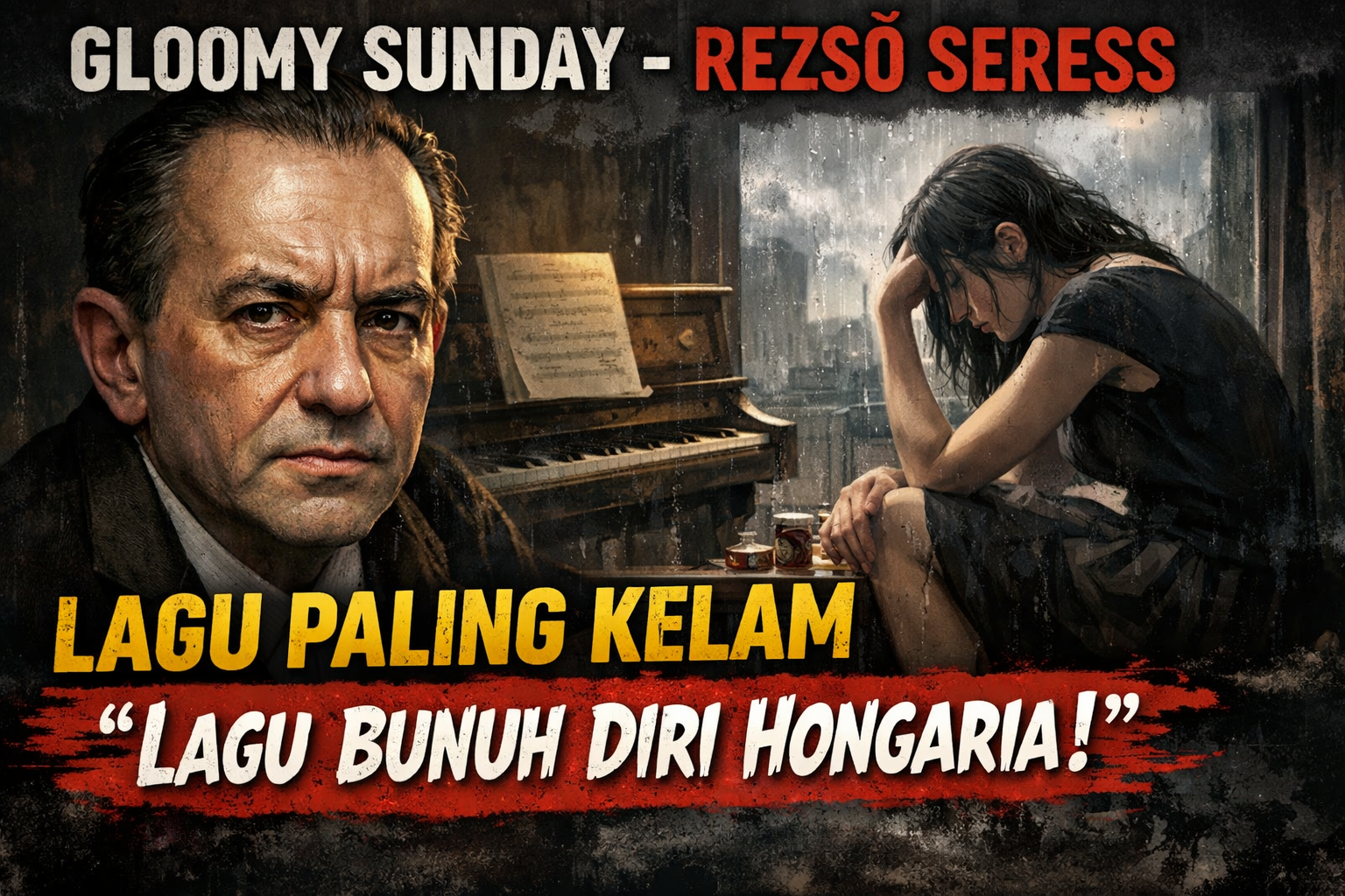 Gloomy Sunday – Rezső Seress: Lagu Paling Kelam yang Dijuluki “Lagu Bunuh Diri Hongaria”