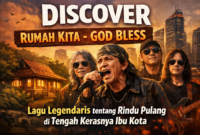 Rumah Kita - God Bless: Diciptakan Ian Antono, menggambarkan perasaan perantau yang merindukan kesederhanaan rumah saat berjuang di ibu kota. Rumah Kita - God Bless: Diciptakan Ian Antono, menggambarkan perasaan perantau yang merindukan kesederhanaan rumah saat berjuang di ibu kota.