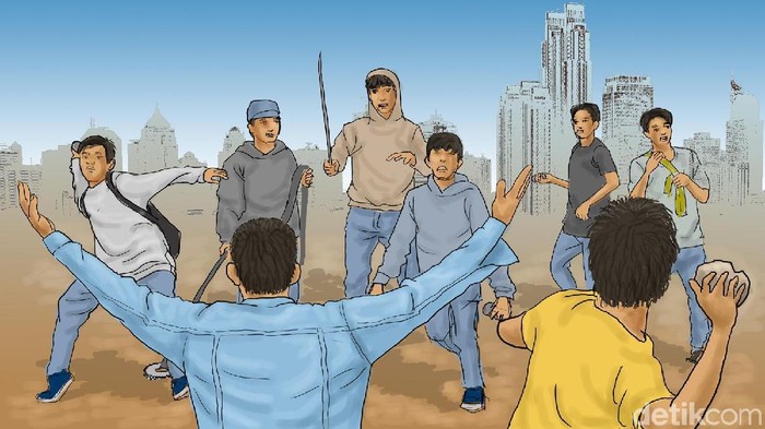 Brimob Polda Metro Jaya Gagalkan Rencana Tawuran di Bekasi, Dua Remaja Diamankan