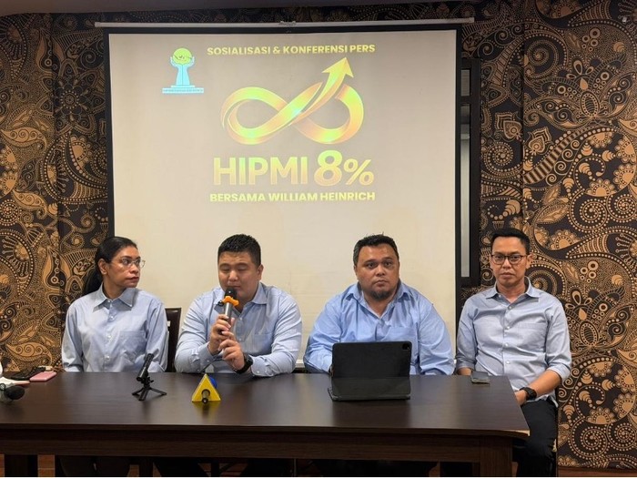 William Heinrich Dorong Konsep “HIPMI 8%” untuk Mendukung Visi Ekonomi Presiden Prabowo